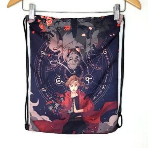 Drawstring Backpack Fullmetal Alchemist Japanese Anime FMA Mona Finden